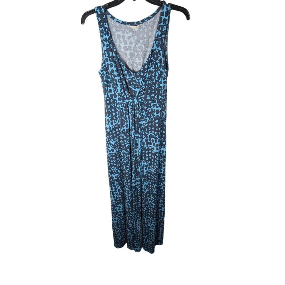 Boden Maxi Dress Size 8 Blue Floral